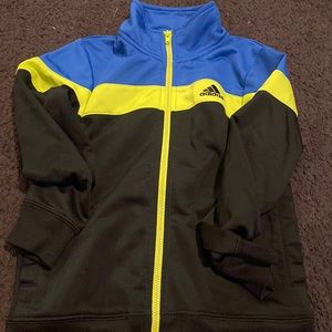 Adidas zipper up size 5 boys